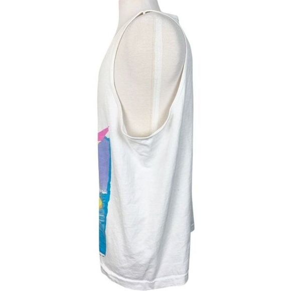 Vintage 1994 Starburst Fruit Candy Tank Top T-Shirt XL White Taste Adventure - Picture 2 of 10
